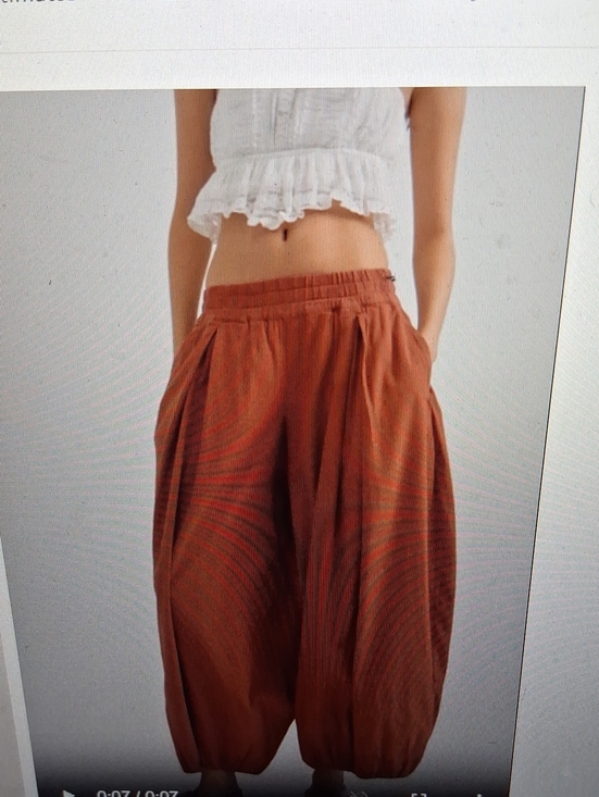 Free People Pants - Free People Moonflower Pull On Balloon Pants Canyon Sunset Like New S